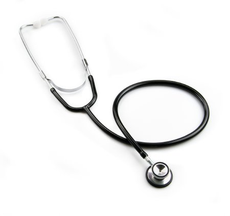 McKesson McKesson Classic Stethoscope Black 1-Tube 21 Inch Tube Double Sided Chestpiece - 01-675BKG