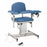 Power Series - Power Blood Drawing Chair Single Adjustable Flip Up Armrest Wedgewood Blue - 6341-3WW