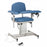 Clinton Industries Power Series Blood Drawing Chair Single Adjustable Flip Armrest Palm Coast - 6341-3PG