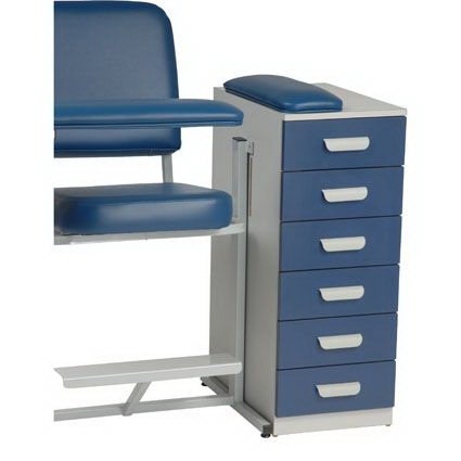 Custom Comfort - Chair Storage Cabinet Laminate / Plastic (Drawers) 6 Drawers - A1202-SC