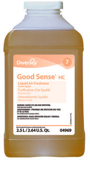 Lagasse Good Sense HC Deodorizer Alcohol Based Liquid Concentrate 2.5 Liter Bottle Green Apple Scent - DVS904969