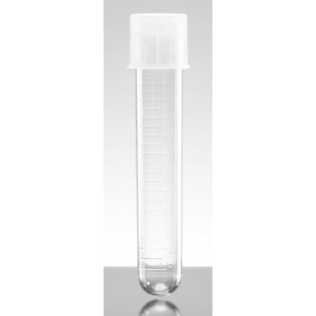 Falcon - Test Tube Round Bottom Plain 12 X 75 mm 5 mL Without Color Coding Dual Position Snap Cap Polystyrene Tube - 352054