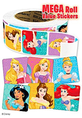 Medibadge Disney 1000 Per Unit Princesses Mega Sticker - VL104X
