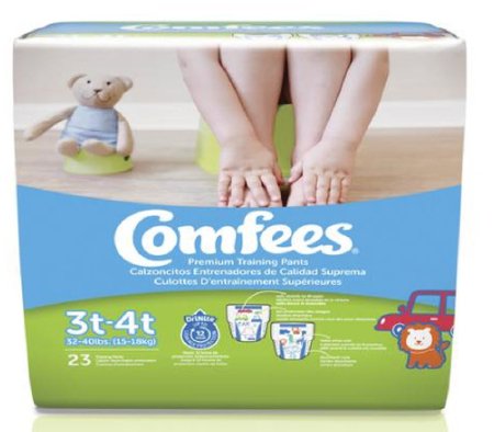 Attends Healthcare Products Comfees Toddler Training Pants Pull On 3T to 4T Disposable Moderate Absorbency - 41545