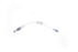 ICU Medical Needle Free Extension Set 7 Inch Tubing 0.31 Priming Volume DEHP-Free - C3302R