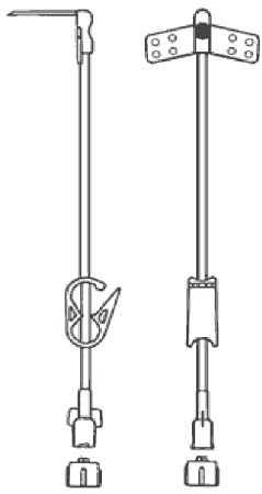 AliMed - Huber Infusion Set Alimed 19 Gauge 3/4 Inch 7 Inch Tubing Without Port - 50-1921