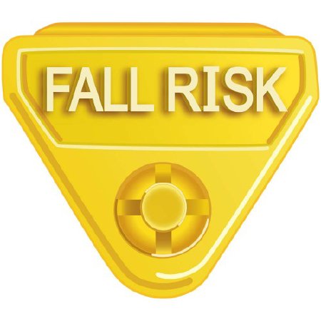 Precision Dynamics IN-A_SANP Identification Band Alert Wristband Permanent Snap Fall Risk - WBCLASP-FR3