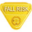Precision Dynamics IN-A_SANP Identification Band Alert Wristband Permanent Snap Fall Risk - WBCLASP-FR3