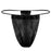The Systems Group - Thong Panty Black One Size Fits Most Disposable - SPA INT-2