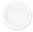 Solo Cup Dart Concorde Plate White Disposable Non-Laminated Foam 9 Inch Diameter - 9PWCR