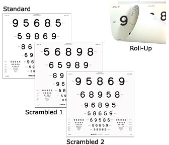 Good-Lite Lea Numbers Cabinet ETDRS-Style Distance Chart 13 Foot Standard - 270200