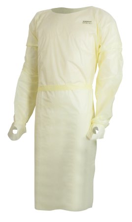 McKesson McKesson Over-the-Head Protective Procedure Gown One Size Fits Most Unisex NonSterile Yellow - 16-OHYSPNBD