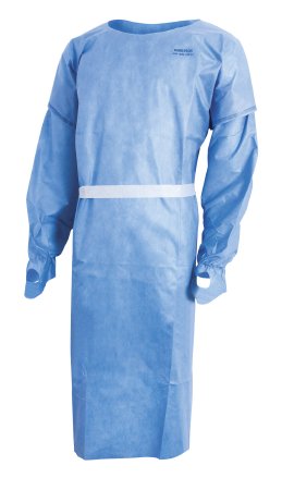McKesson McKesson Over-the-Head Protective Procedure Gown One Size Fits Most Unisex NonSterile Blue - 16-OHBPOLY