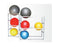 Dynatronics 6 Ball Floor Stand - IDTBS60C4
