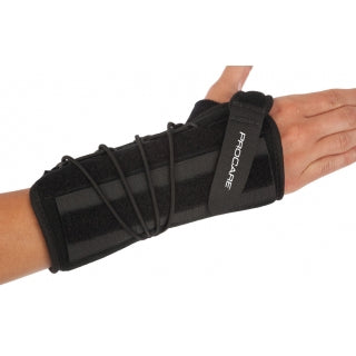 DJO Quick-Fit Wrist Brace Contoured Nylon / Foam Left Hand Black One Size Fits Most - 81-87470