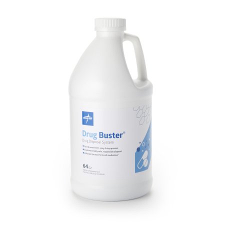 Drug Buster System - Drug Disposal Solution Liquid, 64 oz. - Medline - OTC3200