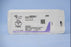 J & J Healthcare Systems Coated Vicryl Suture with Needle Absorbable Coated Undyed Suture Braided Polyglactin 910 Size 4-0 18 Inch Suture 1-Needle 19 mm Length 3/8 Circle Reverse Cutting Needle - J496G