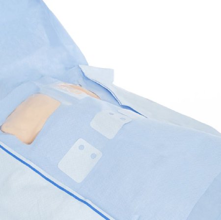 O&M Halyard - Cardiovascular Drape Pacemaker Drape 87 W X 135 L Inch Sterile - 89368