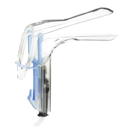 KleenSpec 590 Series Premium - Vaginal Speculum Pederson NonSterile Office Grade Acrylic Large Double Blade Duckbill Disposable Built-In Light Source - 59004-LED