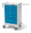 Waterloo Industries Anesthesia Cart Steel 24.5 X 29 X 46.5 Inch 6 Drawers Electric Blue - UXGSU-333669-ELB