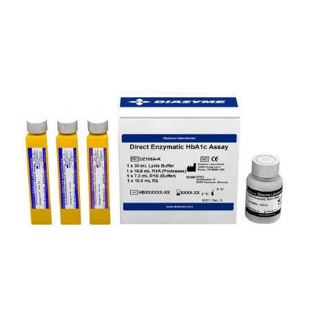 Diazyme Laboratories Enzymatic Assay Control Direct Enzymatic HbA1C Level 2 2 X 0.5 mL - DZ168A-CON