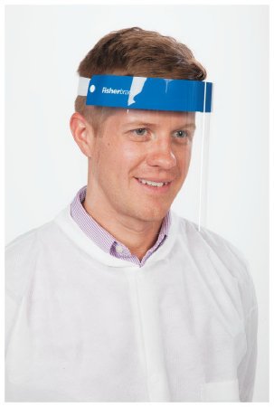 Fisher Scientific Fisherbrand Face Shield Medium Full Length Antifog Disposable NonSterile - 19181600B