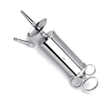 Jedmed Instrument Company - Irrigation Bulb Syringe 100 mL Reusable NonSterile Stainless Steel - 39-0803