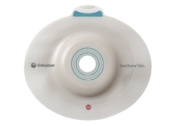 Coloplast SenSura Mio Click Ostomy Barrier Trim To Fit, Standard Wear Elastic Adhesive Red Code 5/8 to 1-3/16 Inch Stoma - 16911