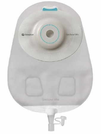 Coloplast SenSura Mio Convex Urostomy Pouch One-Piece System 10-1/2 Inch Length, Maxi 3/8 to 1-11/16 Inch Stoma Drainable Convex Light, Trim to Fit - 16837