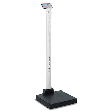 Detecto Scale Detecto Physician Scale Digital Display 660 lbs. / 300 kg Black / White AC Adapter / Battery Operated - APEX
