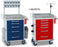 Detecto Rescue Series - Medical Cart Aluminum 21.3 X 27.8 X 41.8 Inch Blue Drawer 15.6 X 22.4 Inch Drawer - RC33669BLU-L
