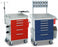 Detecto Scale Detecto Whisper Series Treatment Cart Aluminum 22 X 28 X 42 Inch 5 Drawers Blue - WC33669BLU