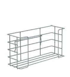 Rescue Medical Cart - Glove Dispenser Cart Mounted 1-Box Capacity White 4.5 X 5.3 X 10.5 Inch Coated Wire - CARCGD