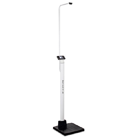 Detecto Scale icon Physician Scale Digital Display 660 lbs. / 300 kg Black / White AC Adapter / Battery Operated - ICON
