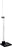 Icon - Column Scale with Height Rod Digital Display 660 lbs. / 300 kg Capacity Black / White AC Adapter / Battery Operated - ICON-LXI
