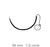 Quill Variable Loop Device, Monoderm - Suture with Needle Absorbable Uncoated Undyed Suture Barbed Monofilament Polyglycolic Acid / PCL Size 0 20 cm Suture 1-Needle 36 mm Length 1/2 Circle Taper Point Needle - VLM-1024