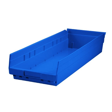 Health Care Logistics Health Care Logistics Shelf Bin Blue Industrial Grade Polymers 4 X 8-3/8 X 23-5/8 Inch - 1459B