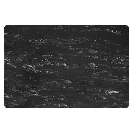 Sof-Tyle Marble Mat Ultra - Anti-Fatigue Floor Mat 2 X 3 Foot Black Rubber - 14232-BL