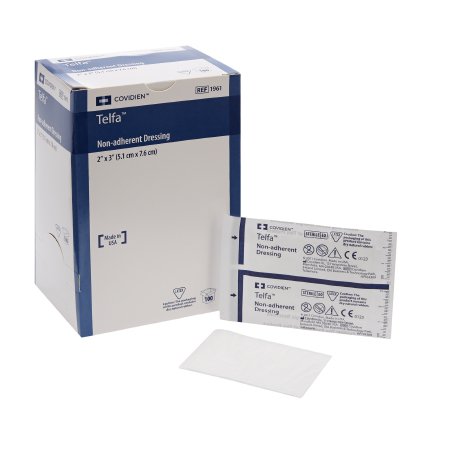 Telfa Ouchless - Non-Adherent Dressing Cotton 2 X 3 Inch Sterile - 1961