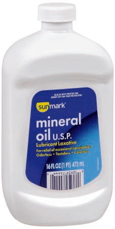 McKesson sunmark Laxative Liquid 16 oz. 99.9% Strength Mineral Oil - 1093974444