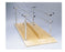 Fabrication Enterprises Parallel Bar 10 Foot X 19 to 26 Inch X 26 to 44 Inch Rail, Wood Platform Mounted, Height and Width Adjustable 26 to 44 X 42 X 120 Inch - 15-4050