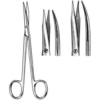 Sklar - Dissecting Scissors Jameson 7 Inch Length OR Grade NonSterile Curved - 47-1351