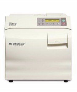 Ritter M9 UltraClave - Refurbished Tabletop Autoclave Steam 9 Inch Diameter X 15 Inch Depth Side Hinged Door - AM-M9-022