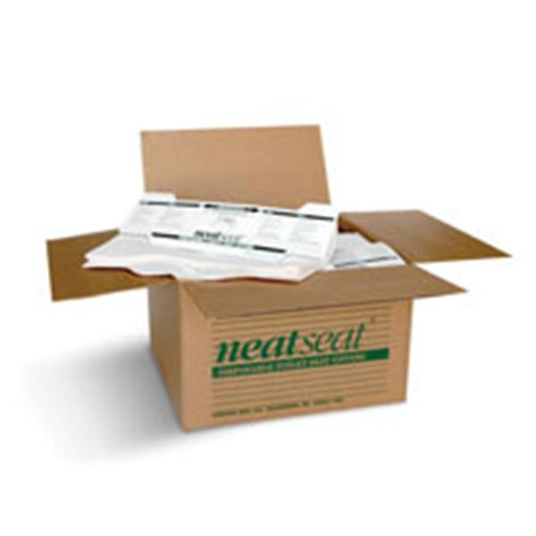 Sanitor Mfg Co Cover Toilet Seat Neatseat White 200 / Box Refill 1000/Bx, 5 Bx/Ca - 3351