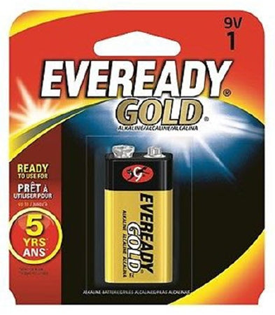 Bulbtronics Eveready Gold Alkaline Battery 9V Cell 9V Disposable 1 Pack - 48386