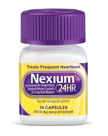 Nexium 24 HR - Antacid 22.3 mg Strength Capsule 14 per Bottle - 00573245028