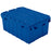 Akro-Mils - Attached Lid Container Blue Industrial Grade Polymers 9 X 15-1/4 X 21-1/2 Inch - 39085BLUE