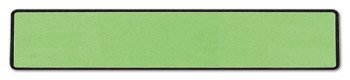 Wide-Trak - Blank Label Instructional Label Green Autoclavable 1 X 5-3/8 Inch - 8800-02