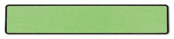 Carstens Wide-Trak Blank Label Multipurpose Label Without Legend Green 1 X 5-3/8 Inch - 8800-02