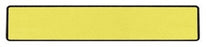 Carstens Blank Label Multipurpose Label Without Legend Yellow 1 X 5-3/8 Inch - 8800-03